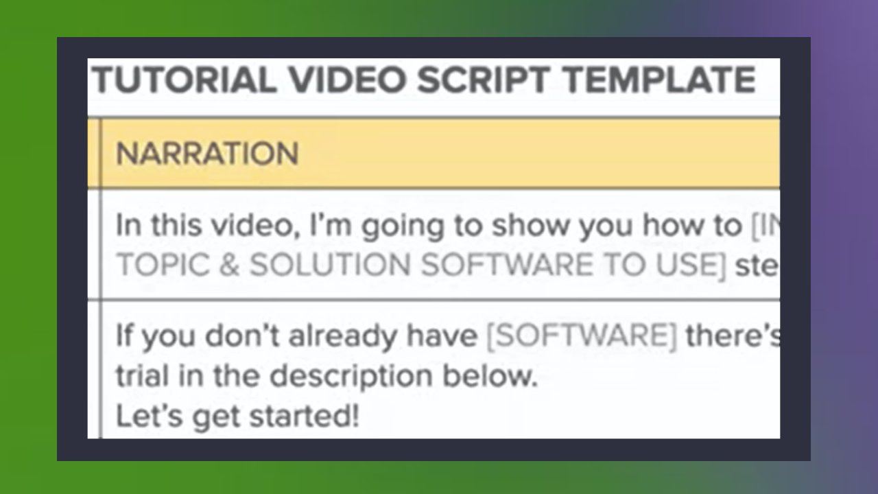 Création d’une vidéo à partir d’un script
