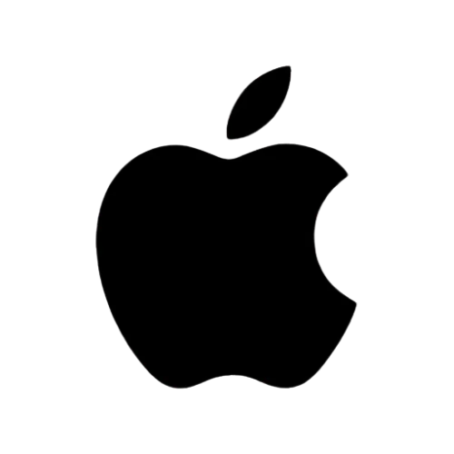 Apple Logo in Black
