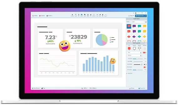 laptop with Snagit interface open